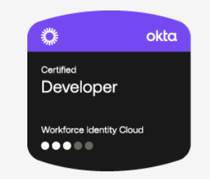 Our Okta Certifications Certificate